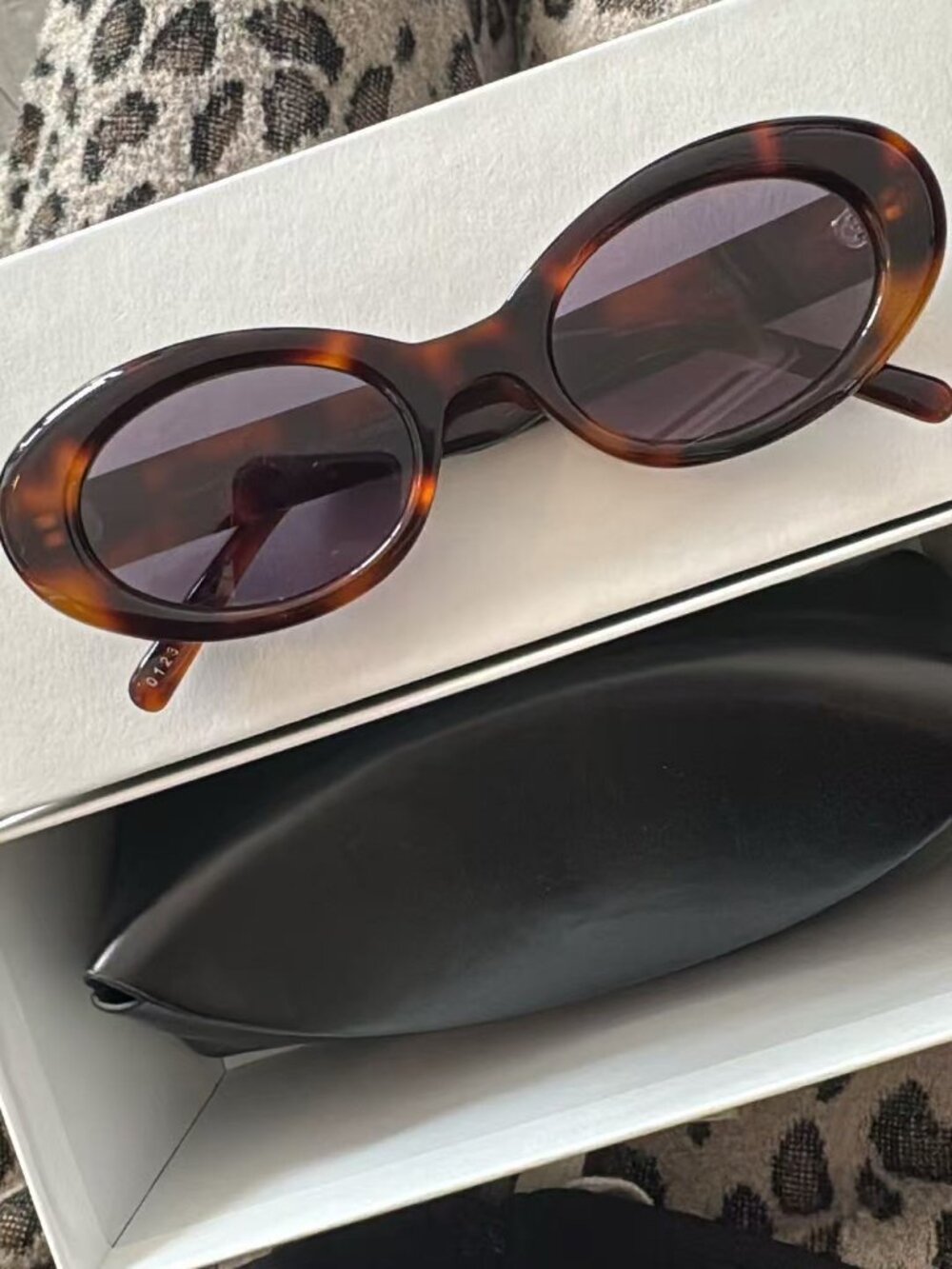 Gentle Monster x Maison Margiela MM005 Tortoise Oval Sunglasses